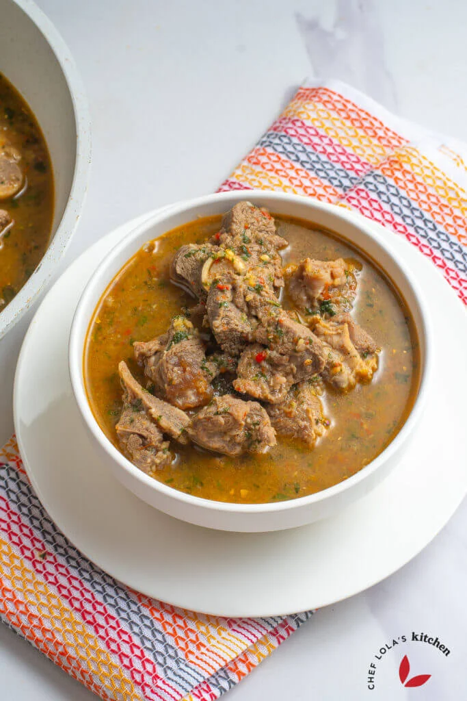Goatmeat pepper soup 